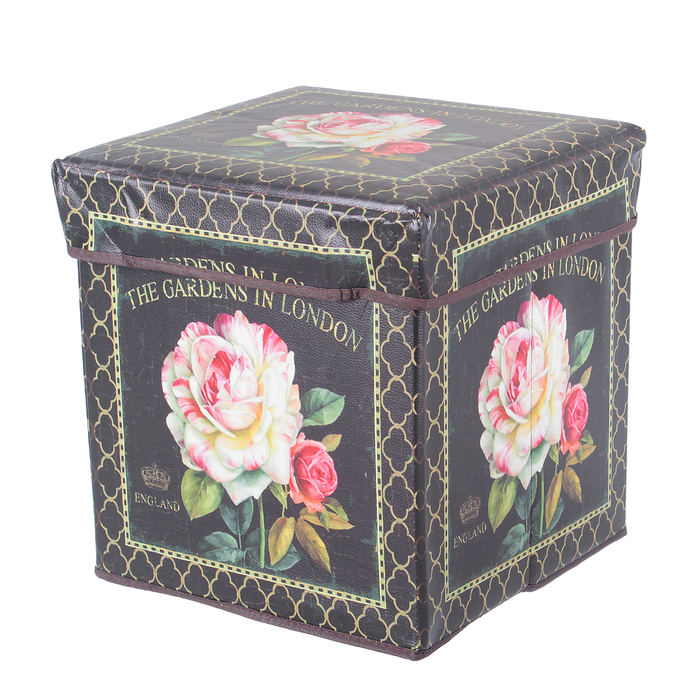 Пуф складной 30х30х30 см "Лондонский сад"