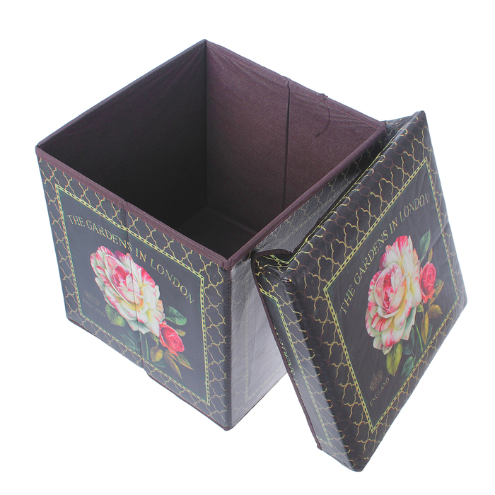 Пуф складной 30х30х30 см "Лондонский сад"