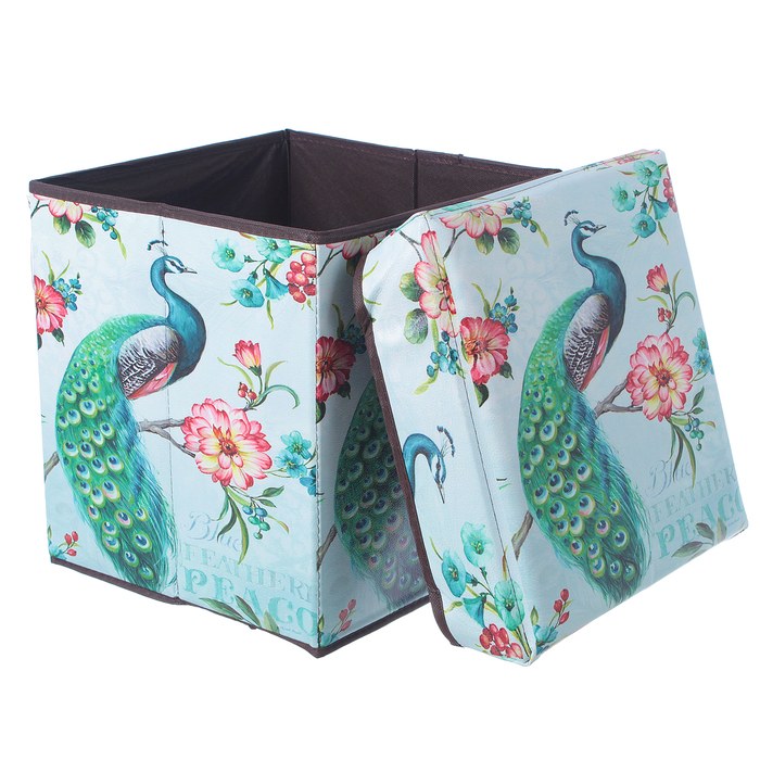 Пуф складной 30х30х30 см "Жар-птица"