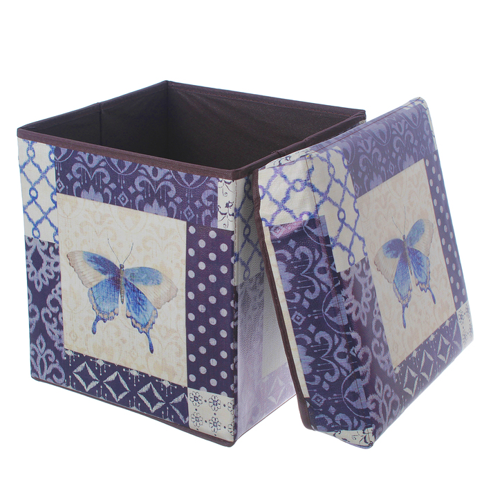 Пуф складной 30х30х30 см "Бабочка"