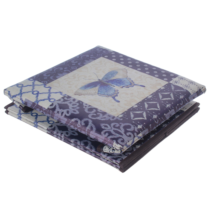 Пуф складной 30х30х30 см "Бабочка"