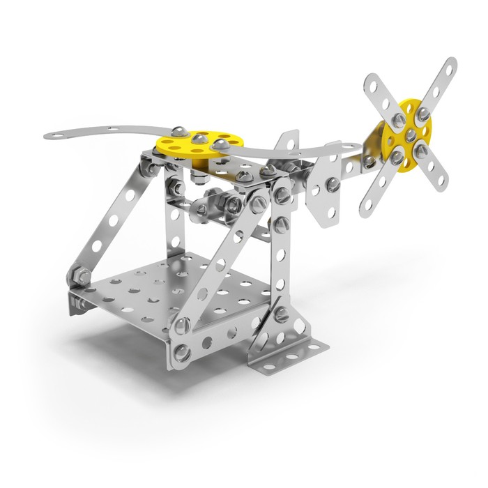 Металлический конструктор «Механик-4», 159 деталей