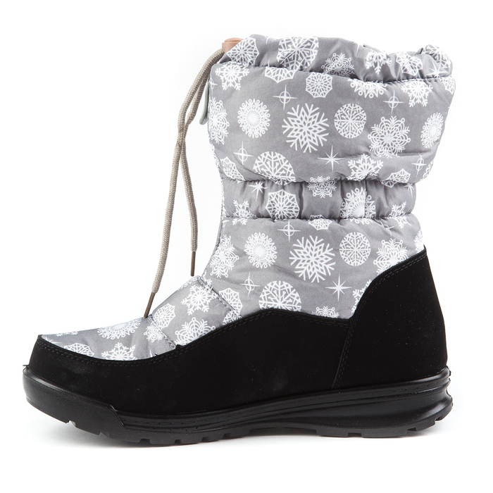 Дутики женские "АЛМИ" арт. 59743-88718, цвет серый, размер 36