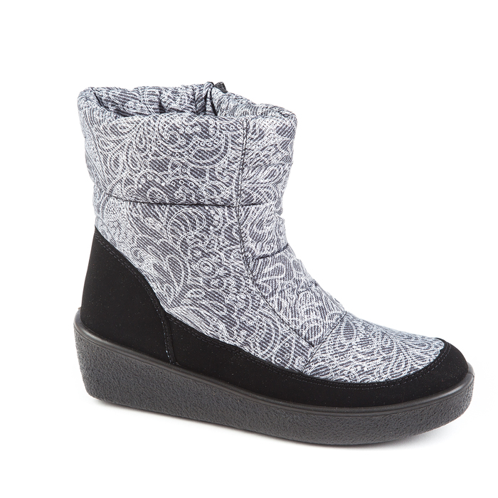 Дутики женские "АЛМИ" арт. 6181-42618, цвет серый, размер 36