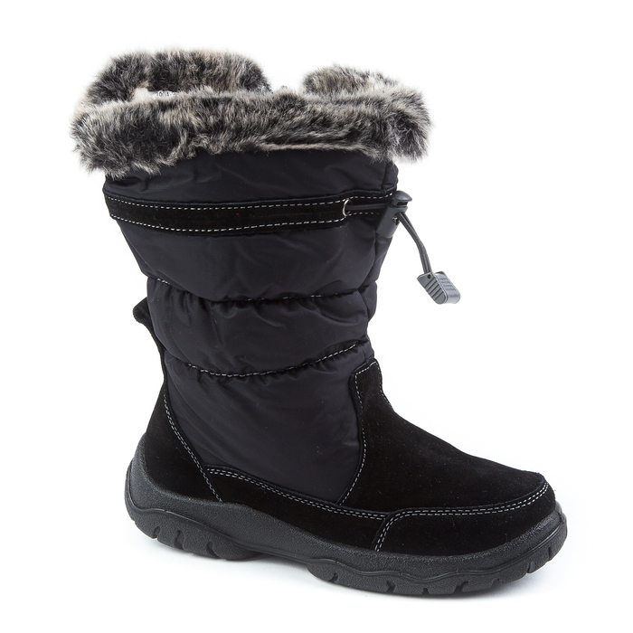 Дутики школьные "АЛМИ" арт. 3904-99873, цвет черный, размер 32