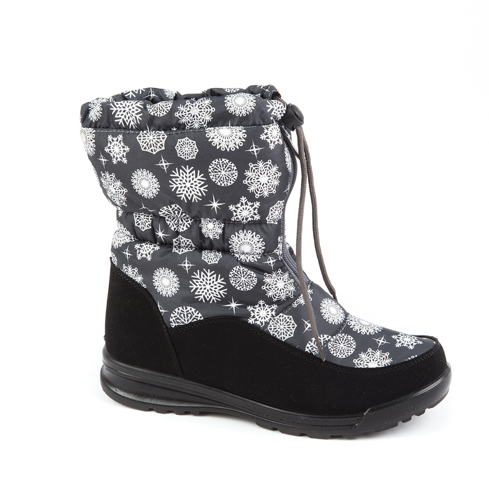 Дутики женские "АЛМИ" арт. 59743-88718, цвет черный, размер 36