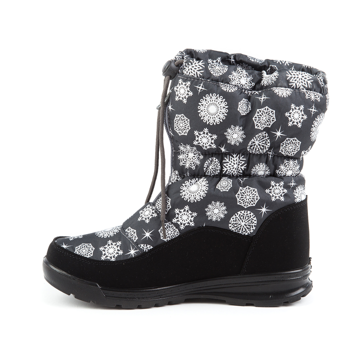 Дутики женские "АЛМИ" арт. 59743-88718, цвет черный, размер 36