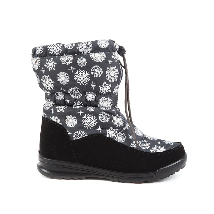 Дутики женские "АЛМИ" арт. 59743-88718, цвет черный, размер 39