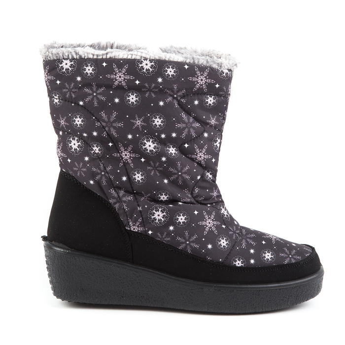 Дутики женские "АЛМИ" арт. 6151-067118, цвет черный, размер 37