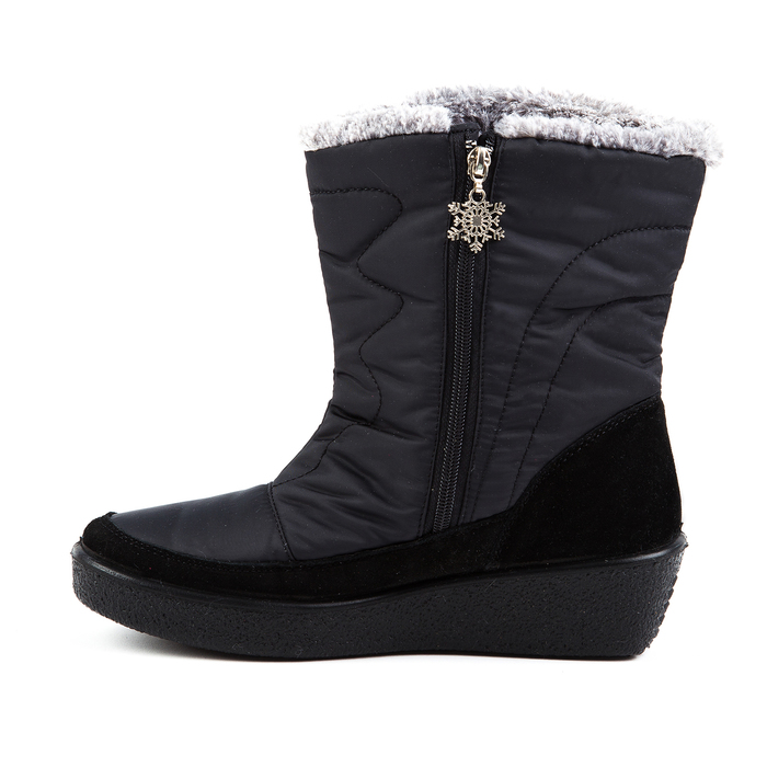 Дутики женские "АЛМИ" арт. 6151-26018, цвет черный, размер 38