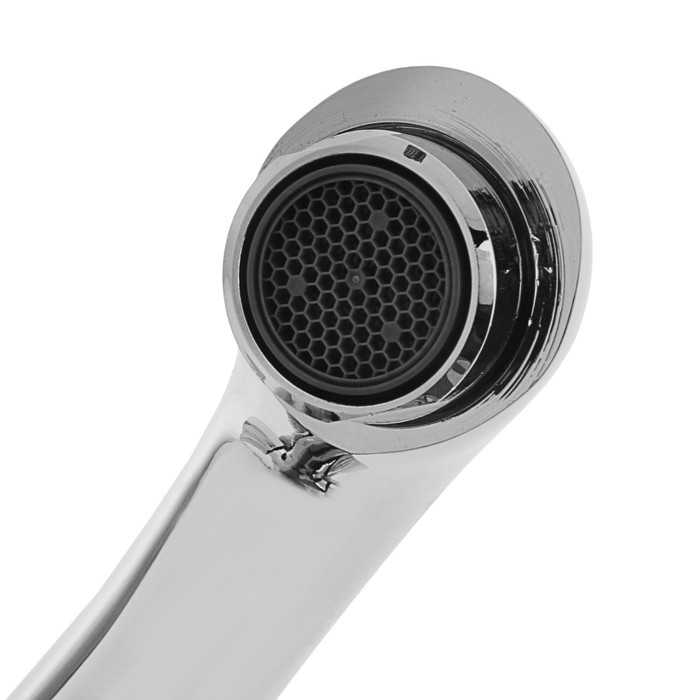 Смеситель для раковины Varion Armaturen 1340142, двухрычажный, короткий излив, хром