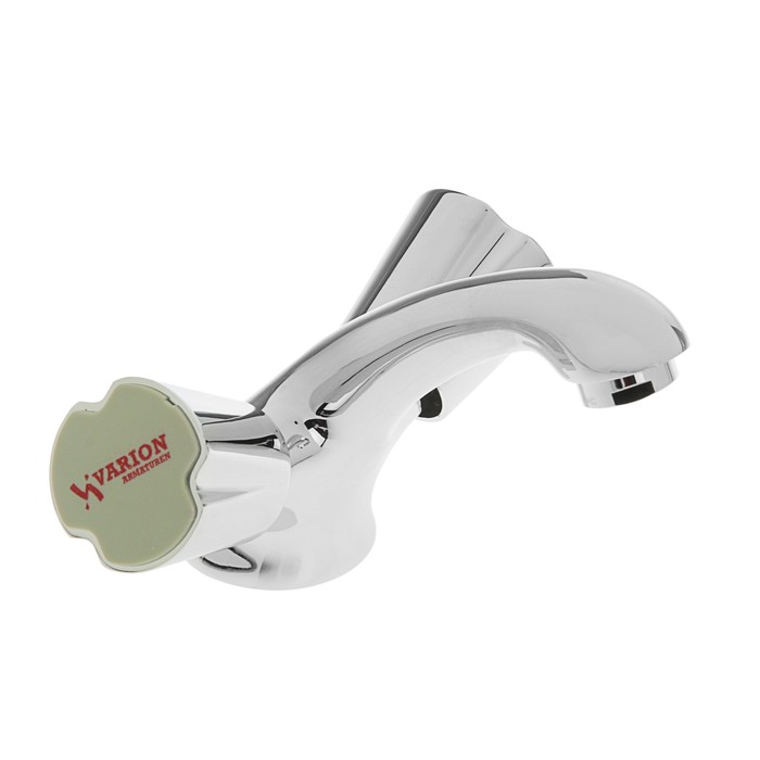 Смеситель для раковины Varion Armaturen "Коста" 1340202, двухрычажный, короткий излив, хром   280753