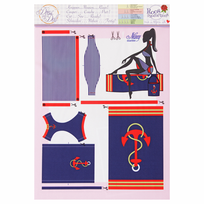 Наборы для изготовления одежды для кукол "Nancy Marine"