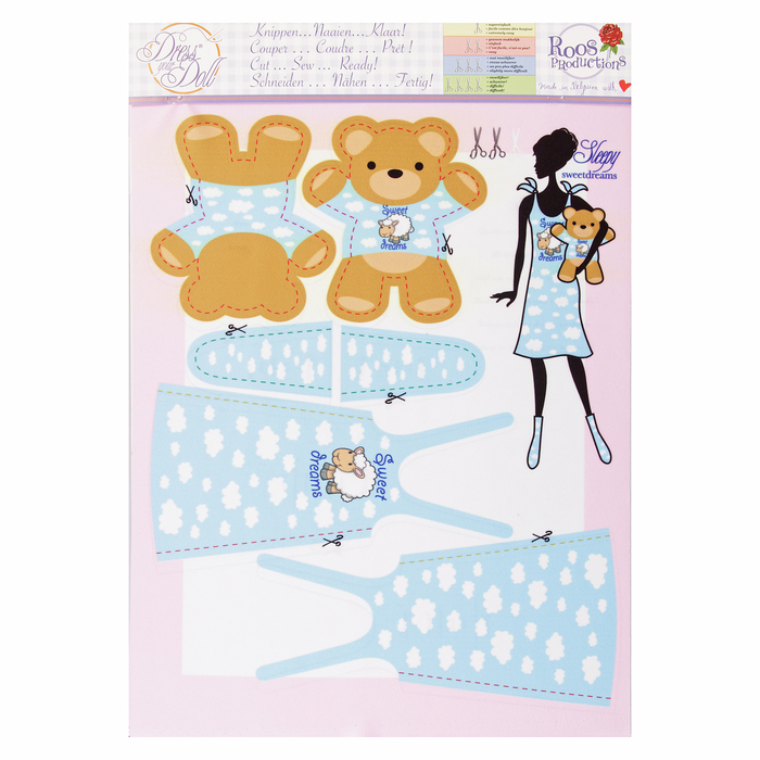 Наборы для изготовления одежды для кукол "Sleepy Sweet Dreams"