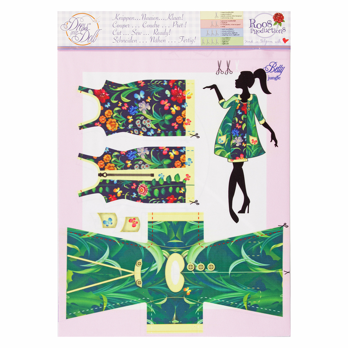Наборы для изготовления одежды для кукол "Betty Jungle"