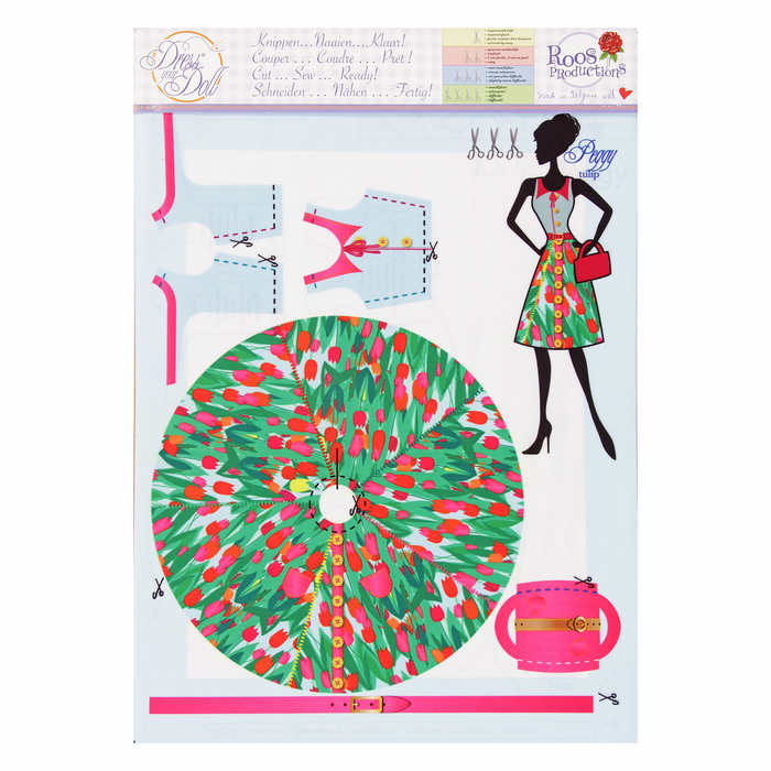 Наборы для изготовления одежды для кукол "Peggy Tulips"