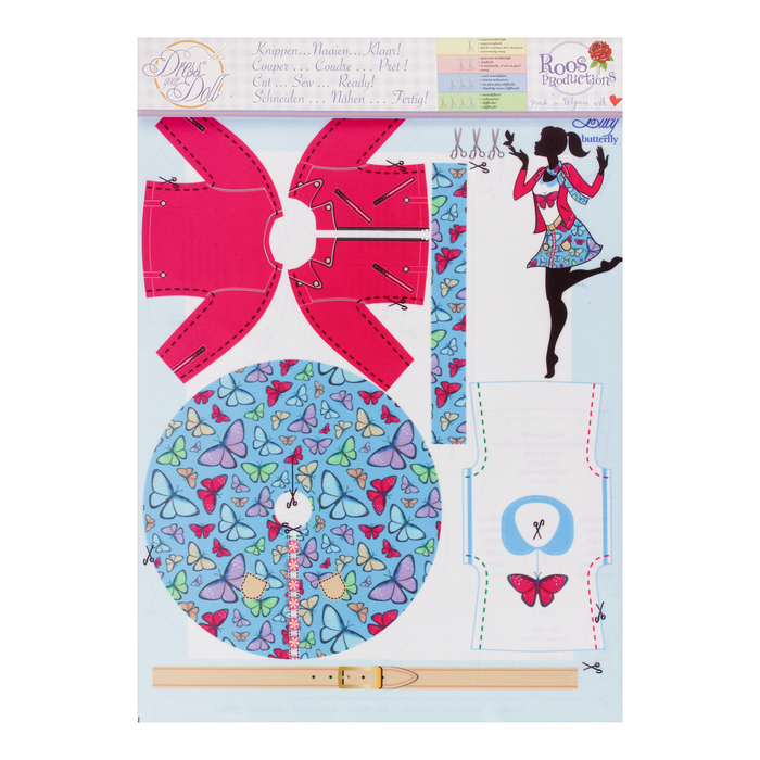 Наборы для изготовления одежды для кукол "Lucy Butterfly"