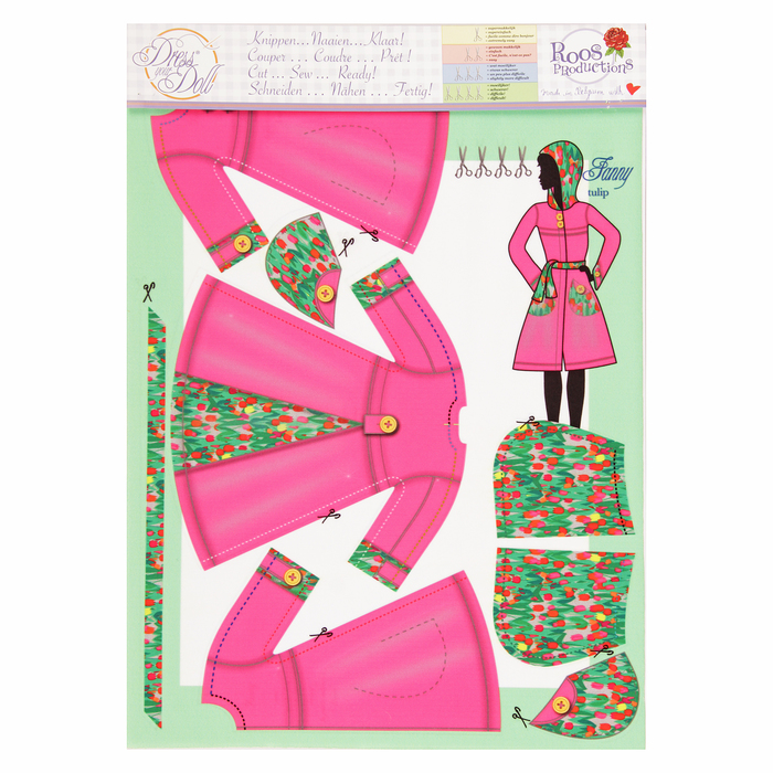 Наборы для изготовления одежды для кукол "Fanny Tulip"