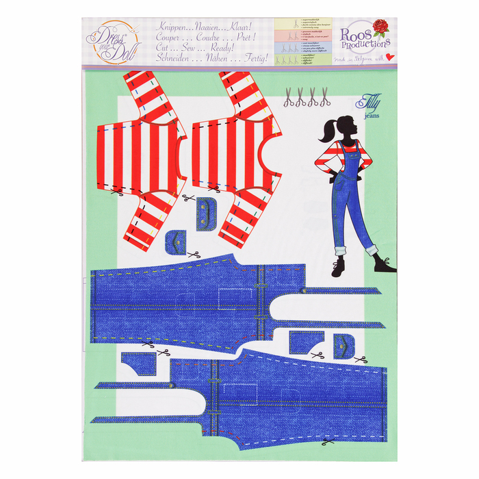 Наборы для изготовления одежды для кукол "Tilly Jeans"