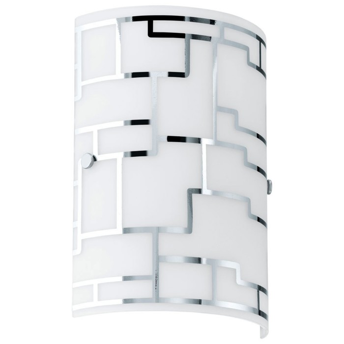 Бра BAYMAN 1x60Вт E14 хром 18x18x25см