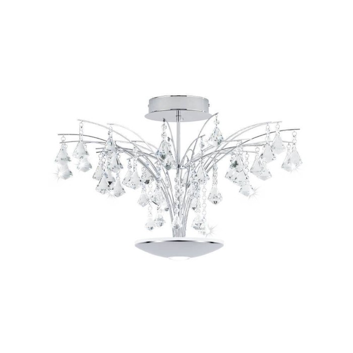 

Люстра MIRAMAS 16,8Вт LED хром 60x37x150см