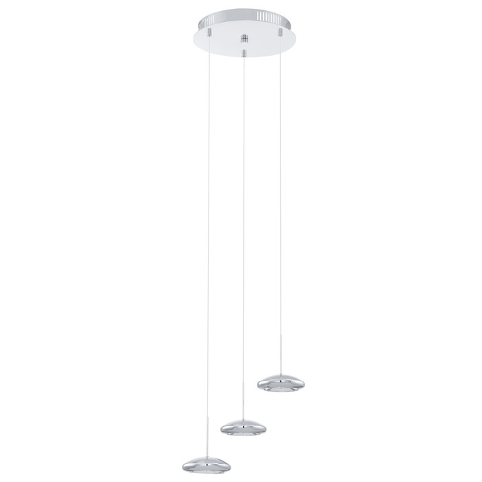 Светильник TARUGO 3x4,5Вт LED хром 28x28x110см