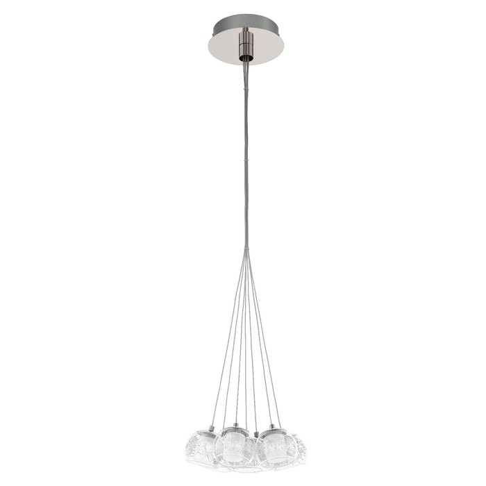 Светильник POLDRAS 7x3,3Вт LED хром 32,5x32,5x110см