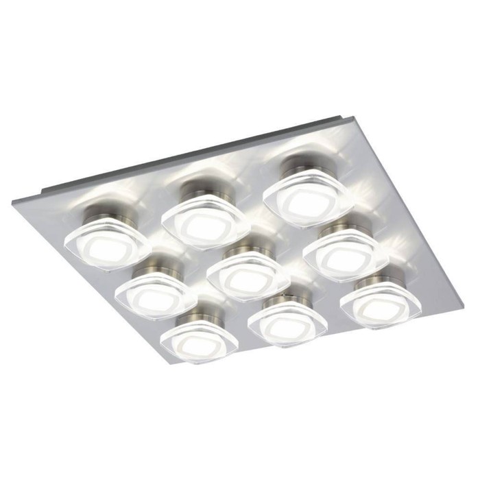 

Светильник MARCHESI 9x4,5Вт LED никель 47x47x7см