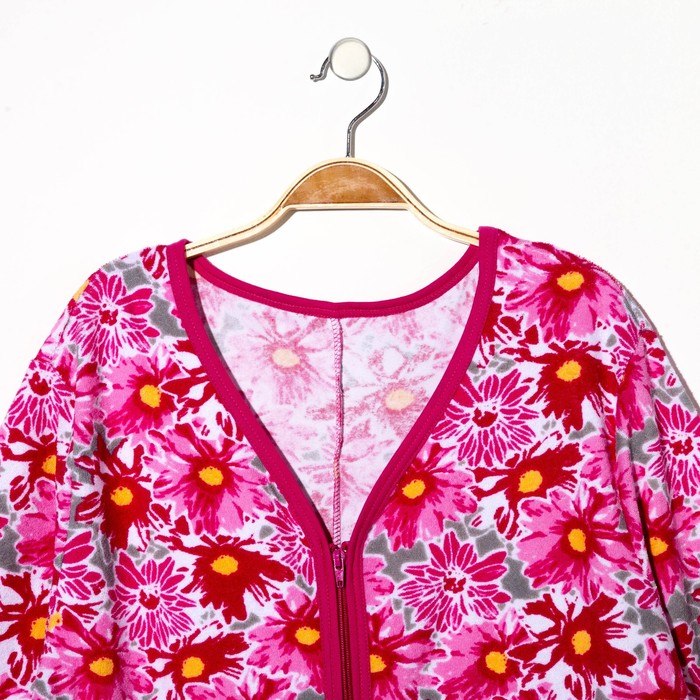 Халат женский на молнии 212мп1942 цвет МИКС, р-р 62