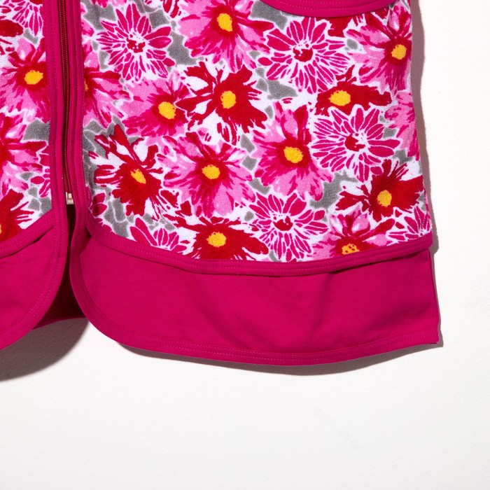 Халат женский на молнии 212мп1942 цвет МИКС, р-р 68