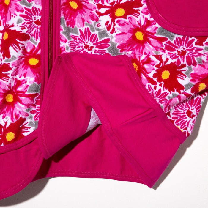 Халат женский на молнии 212мп1942 цвет МИКС, р-р 68