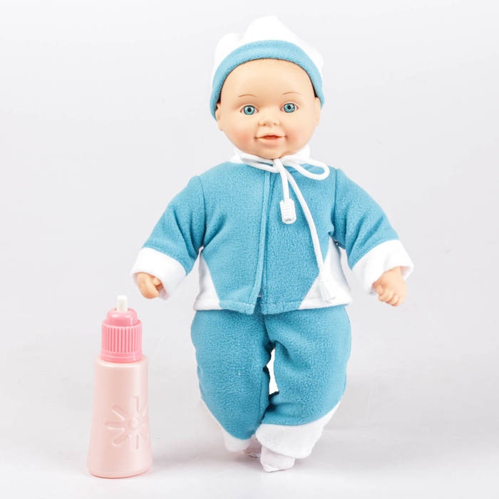 Кукла "Малыш 2" с бутылочкой со звуковым устройством, 35 см