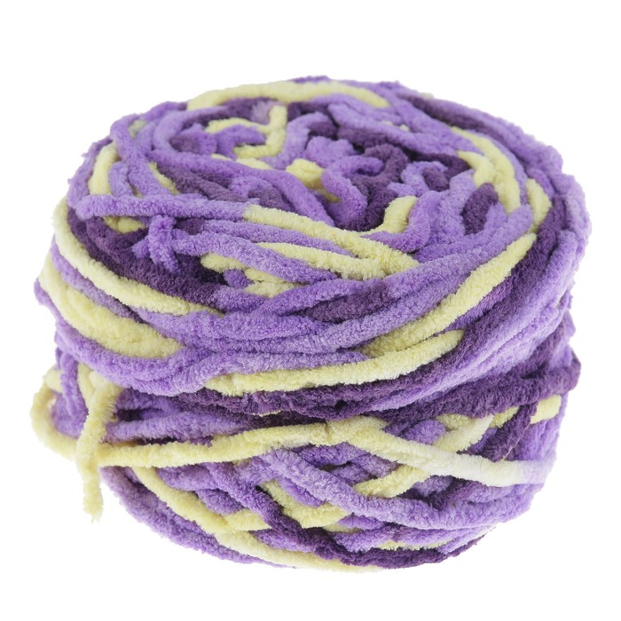 Пряжа фантазийная "Мягкий плюш" 100% микрополиэстер 24м/100гр цвет 65