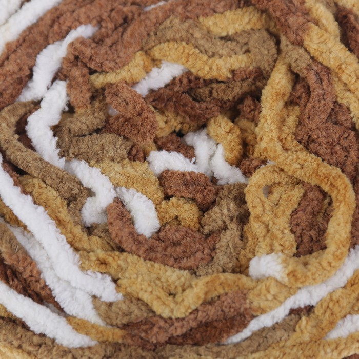 Пряжа фантазийная "Мягкий плюш" 100% микрополиэстер 24м/100гр цвет 74