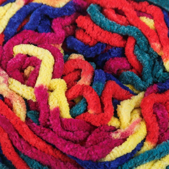 Пряжа фантазийная "Мягкий плюш" 100% микрополиэстер 24м/100гр цвет 15