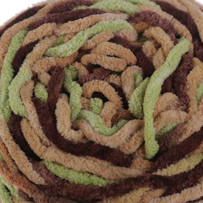 Пряжа фантазийная "Мягкий плюш" 100% микрополиэстер 24м/100гр цвет 34