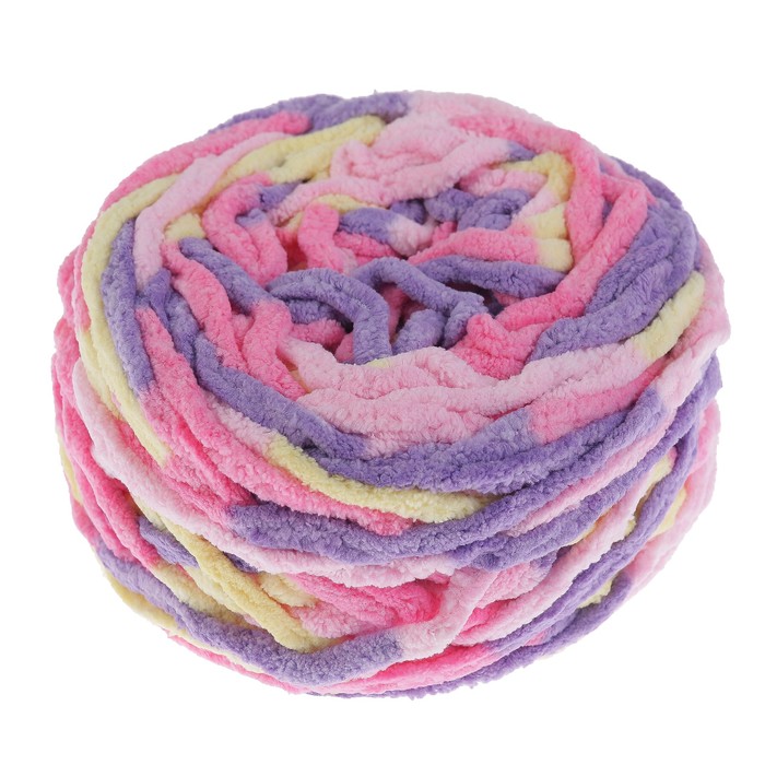 Пряжа фантазийная "Мягкий плюш" 100% микрополиэстер 24м/100гр цвет 15