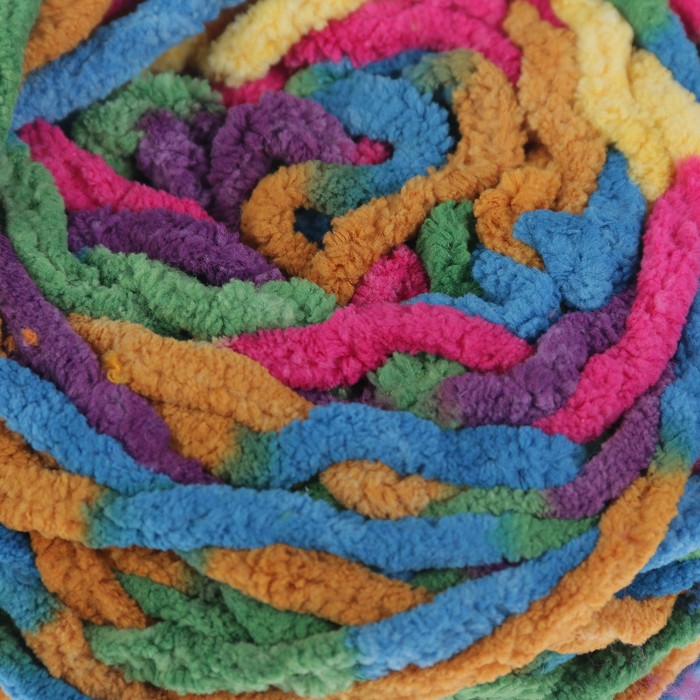 Пряжа фантазийная "Мягкий плюш" 100% микрополиэстер 24м/100гр цвет 44