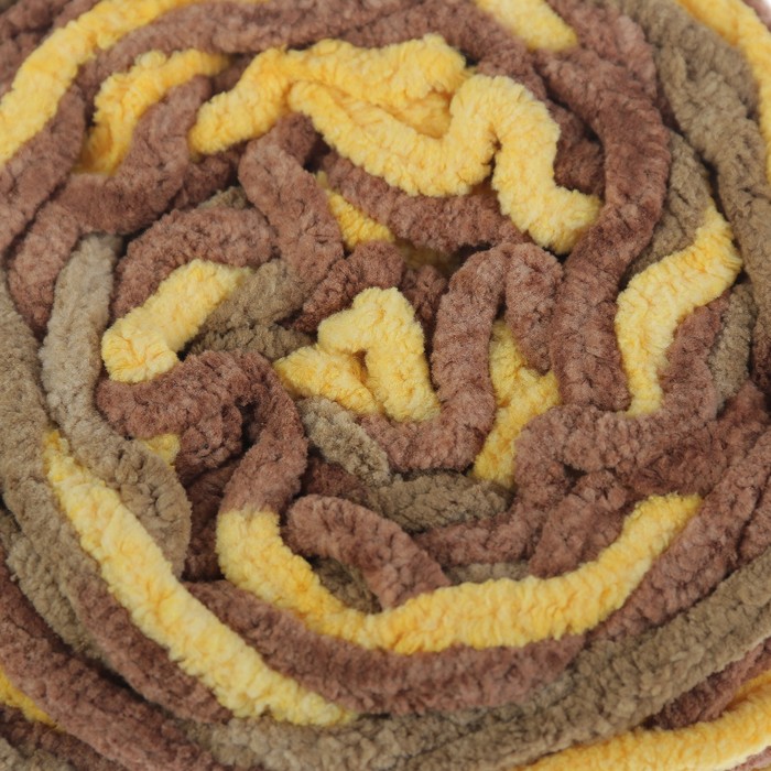 Пряжа фантазийная "Мягкий плюш" 100% микрополиэстер 24м/100гр цвет 54