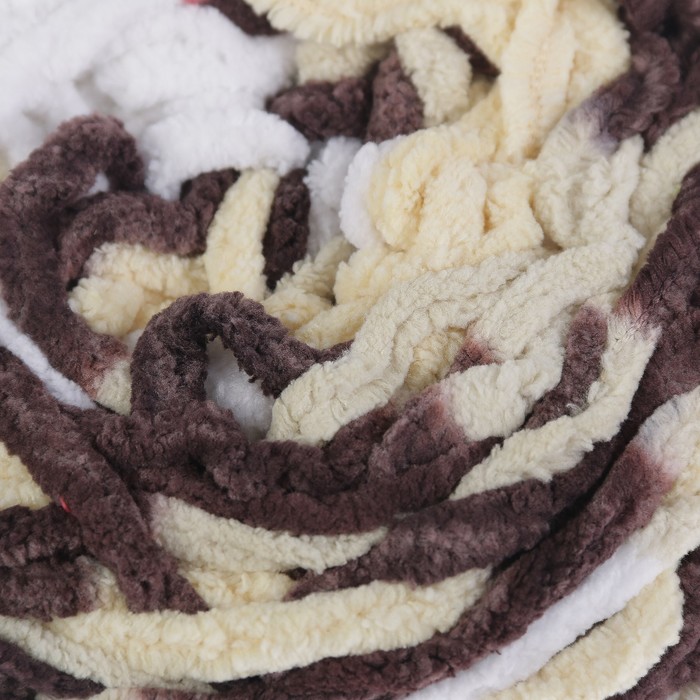 Пряжа фантазийная "Мягкий плюш" 100% микрополиэстер 24м/100гр цвет 88