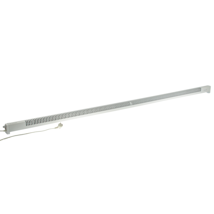 Конвектор плинтусный "МЕГАДОР" МR200 WL11, 600 Вт, левый, процессор, белый