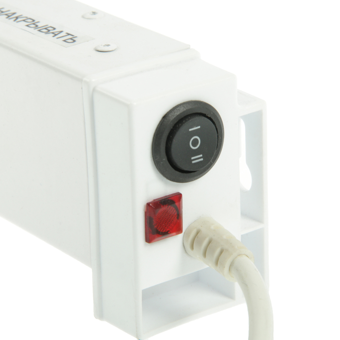 Конвектор плинтусный "МЕГАДОР" MF200 WR, 600 Вт, правый, белый