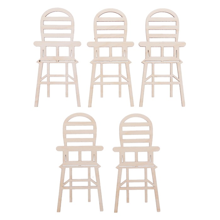 Бирка из фанеры "Силуэт стульчик" 15 см