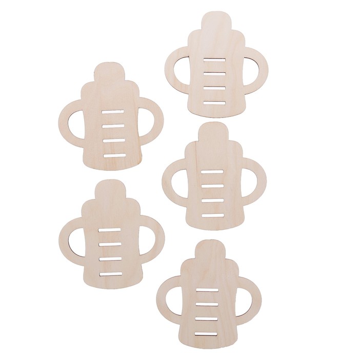 Бирка из фанеры "Бутылочка для малыша №2"  15 см