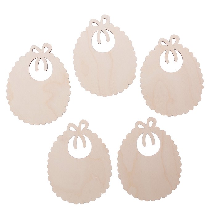 Бирка из фанеры "Нагрудник" 15 см