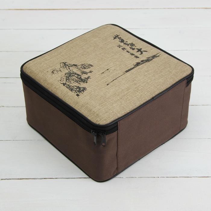 Набор для чайной церемонии 6 предметов "День" чайник, 4 чашки d=6 см, подставка