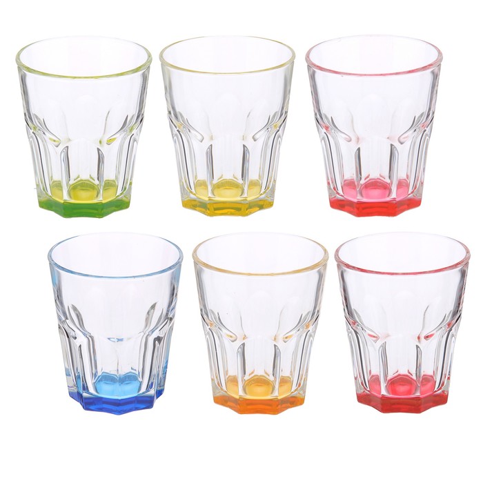 Набор стаканов низких 270 мл New America Bright Сolors, 6 шт