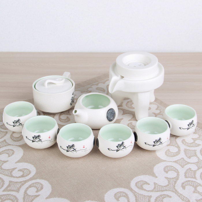 Набор для чайной церемонии 9 предметов &quot;Путь Даоса&quot; чайник 180 мл, 6 чашек 70 мл, чахай
