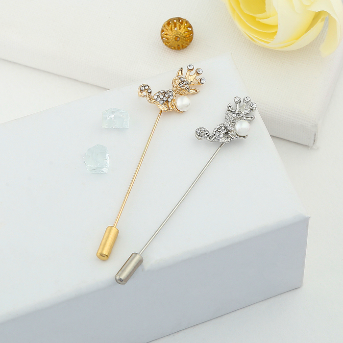 Булавка "Лисичка", 7 см, цвет МИКС