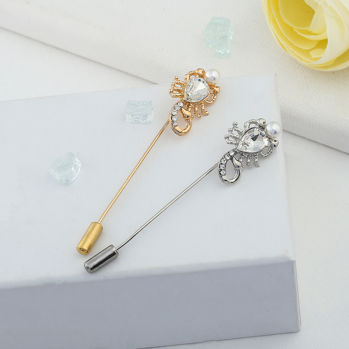 Булавка "Скорпион", 7 см, цвет МИКС